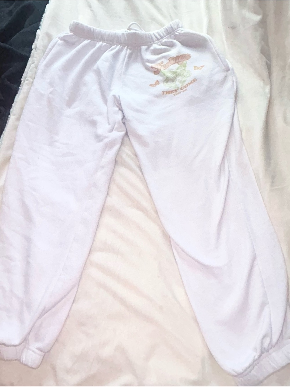 Women’s White Lounge Pajama Pants
